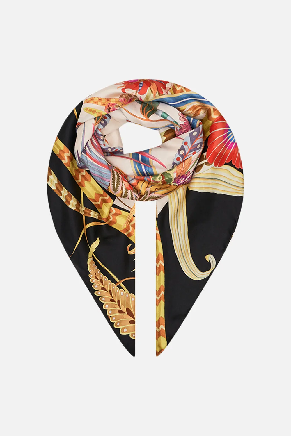 SILK SQUARE SCARF SUNFLOWERS ON MY MIND sold by Camilla