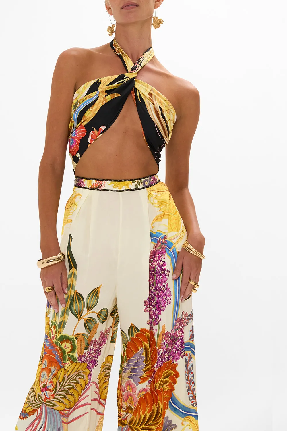 SILK SQUARE SCARF SUNFLOWERS ON MY MIND sold by Camilla product image thumbnail 4