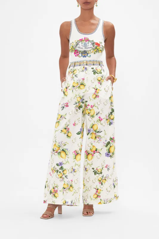 JERSEY SCOOP NECK TANK TOP AMALFI AMORE sold by Camilla