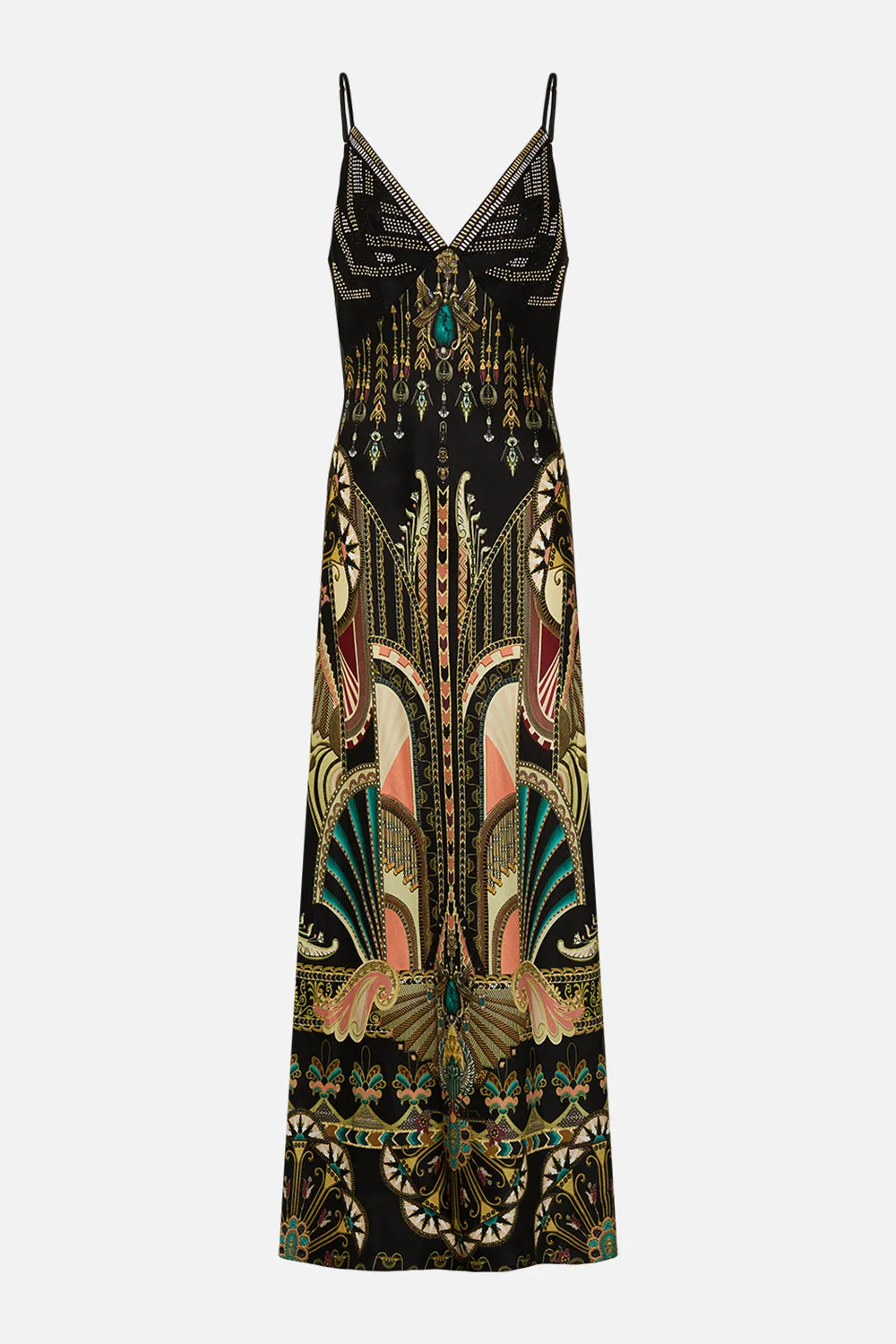 V NECK FULL LENGTH BIAS SLIP DRESS THEY CALLED HER NEFERTARI sold by Camilla product image thumbnail 3