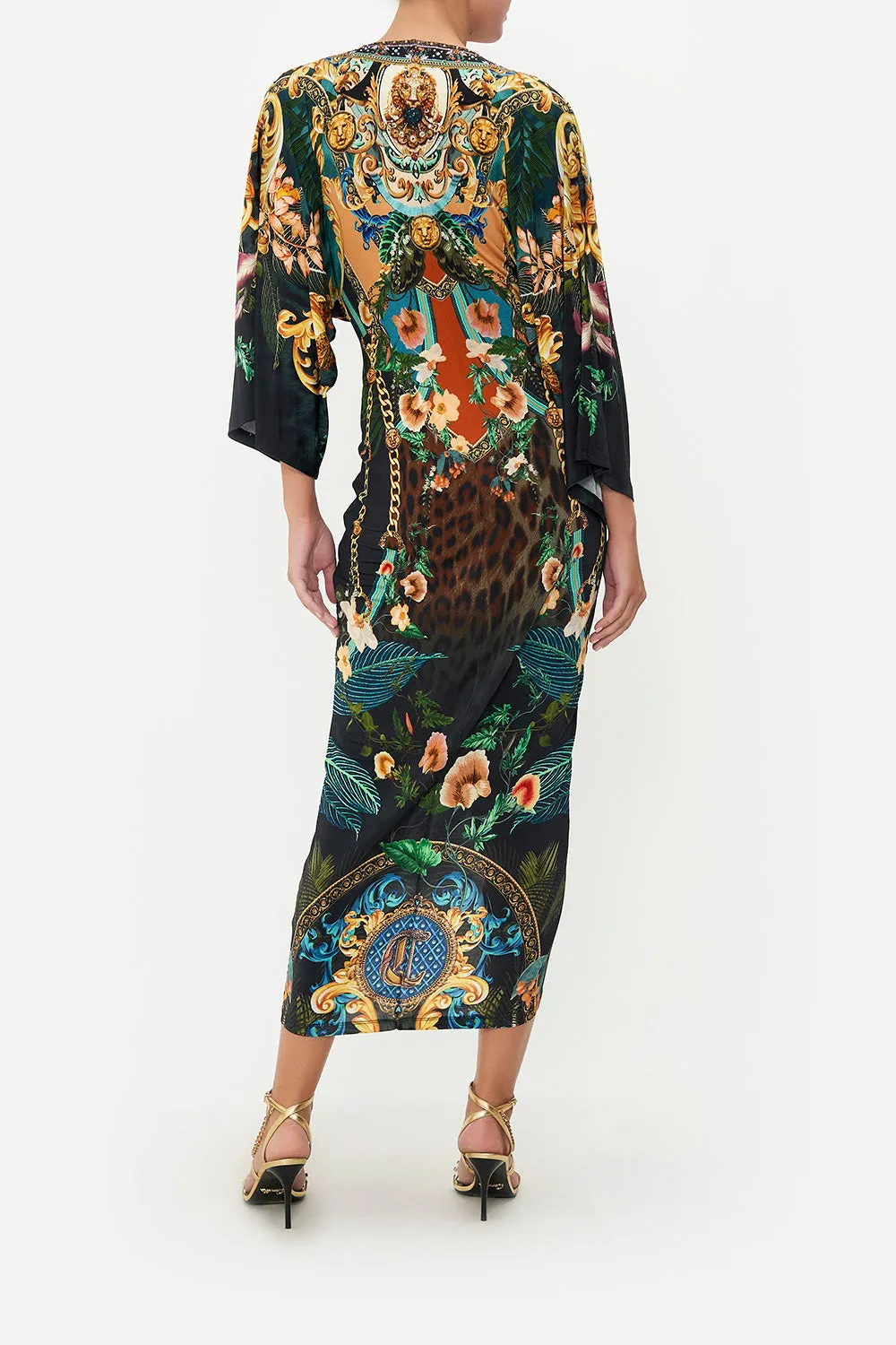 LONG SPLIT FRONT TWIST DRESS FEARLESS FELIS sold by Camilla product image thumbnail 2