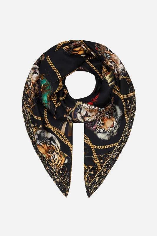 LARGE SQUARE SCARF JAGGIS JEWELS sold by Camilla