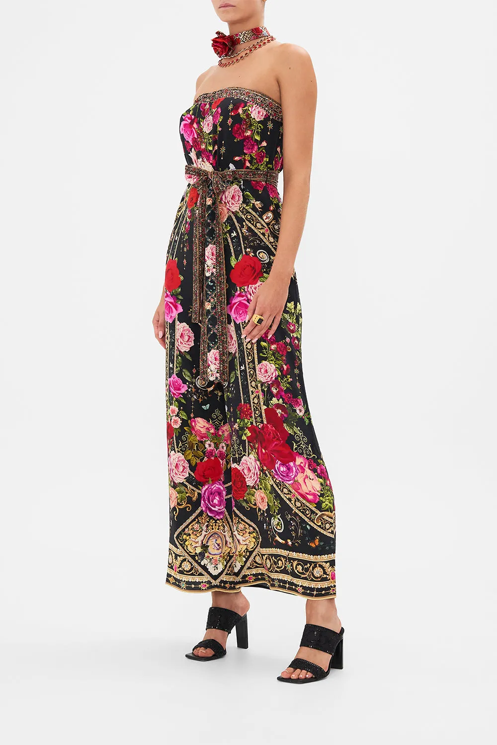 TIE WAIST STRAPLESS JUMPSUIT RESERVATION FOR LOVE sold by Camilla product image thumbnail 4