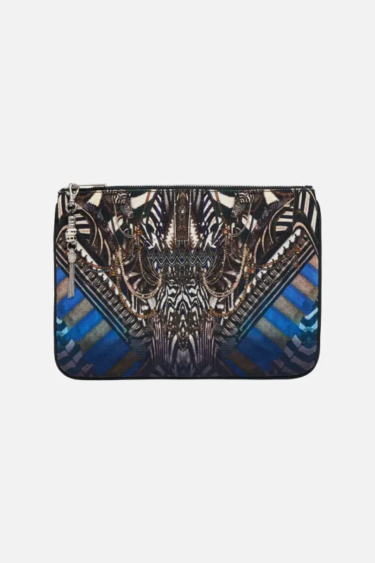 SMALL CANVAS CLUTCH KNIGHT OF THE WILD sold by Camilla