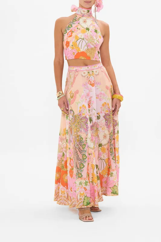 HALTER TIE BACK TOP CLEVER CLOGS sold by Camilla