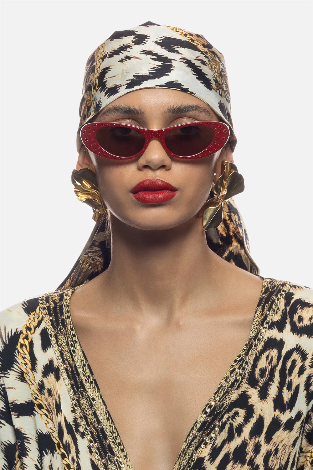 CHAMPAGNE & CAVIAR SUNGLASSES RED CRYSTAL sold by Camilla product image thumbnail 4