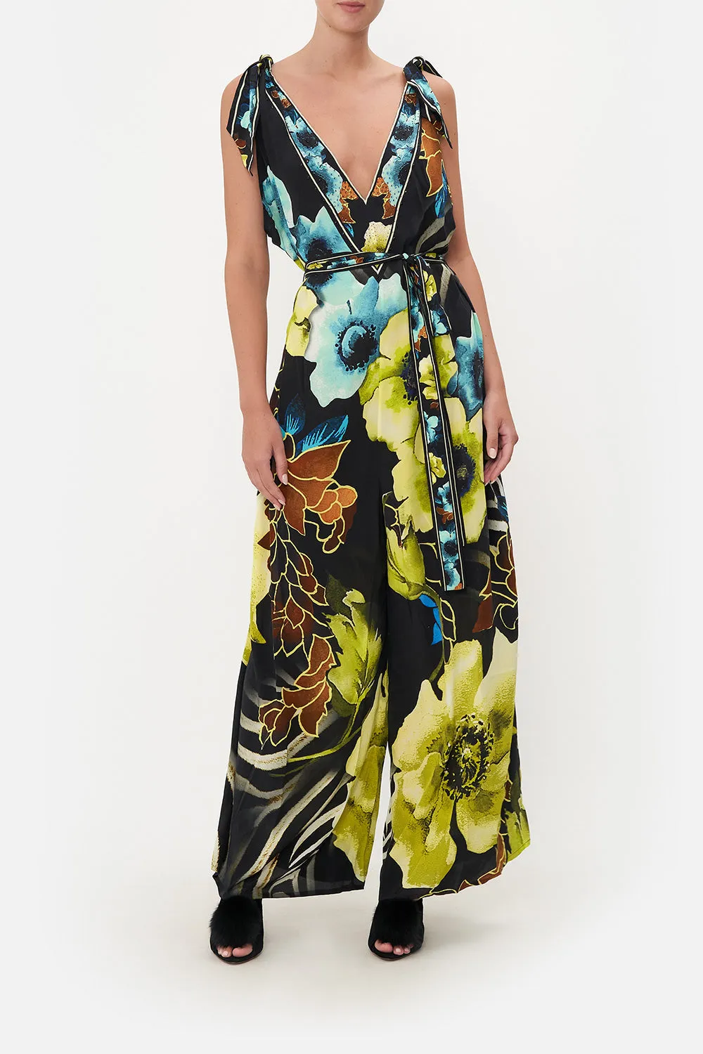 SCARF TIE JUMPSUIT POPPY DIVINE sold by Camilla