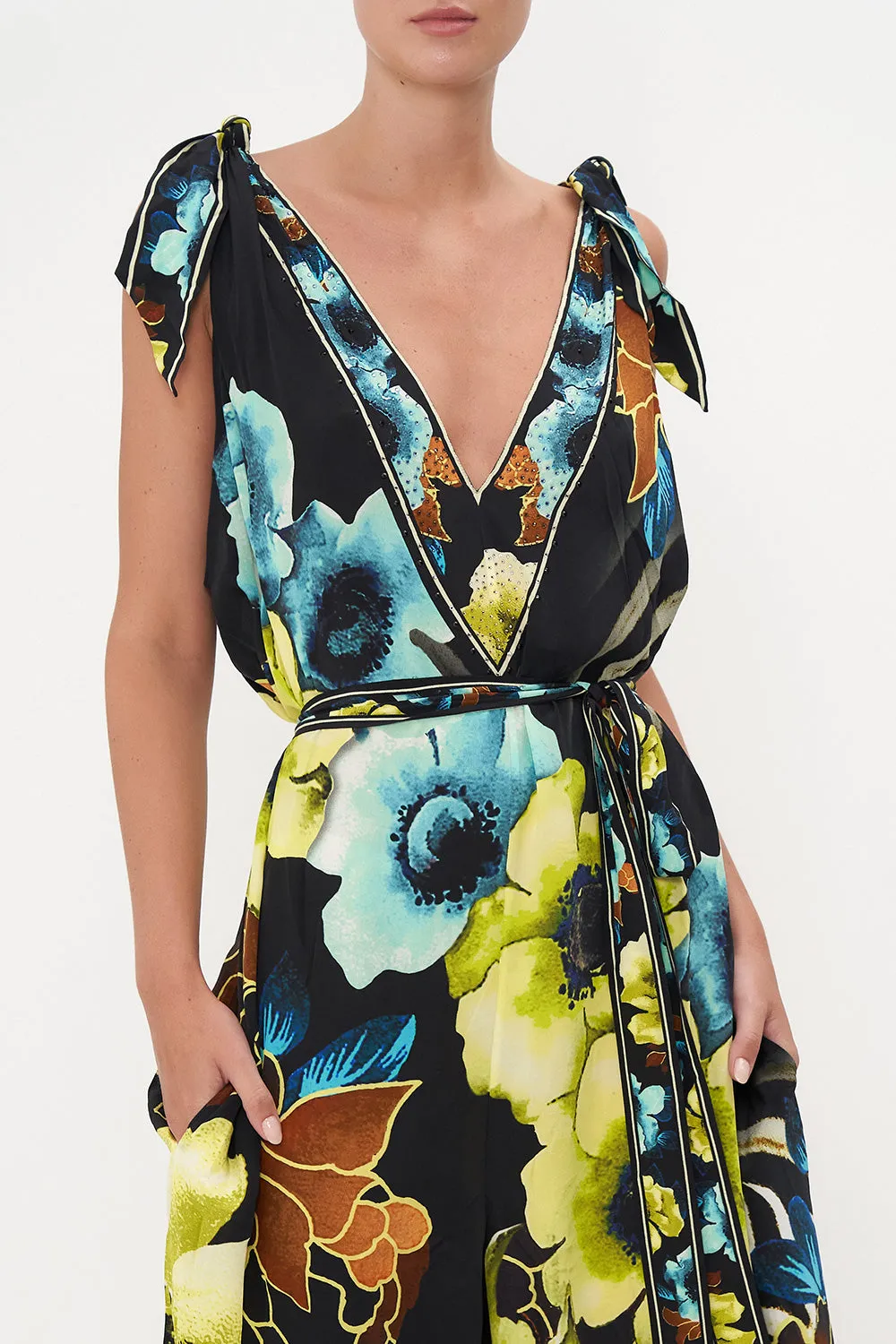 SCARF TIE JUMPSUIT POPPY DIVINE sold by Camilla product image thumbnail 5