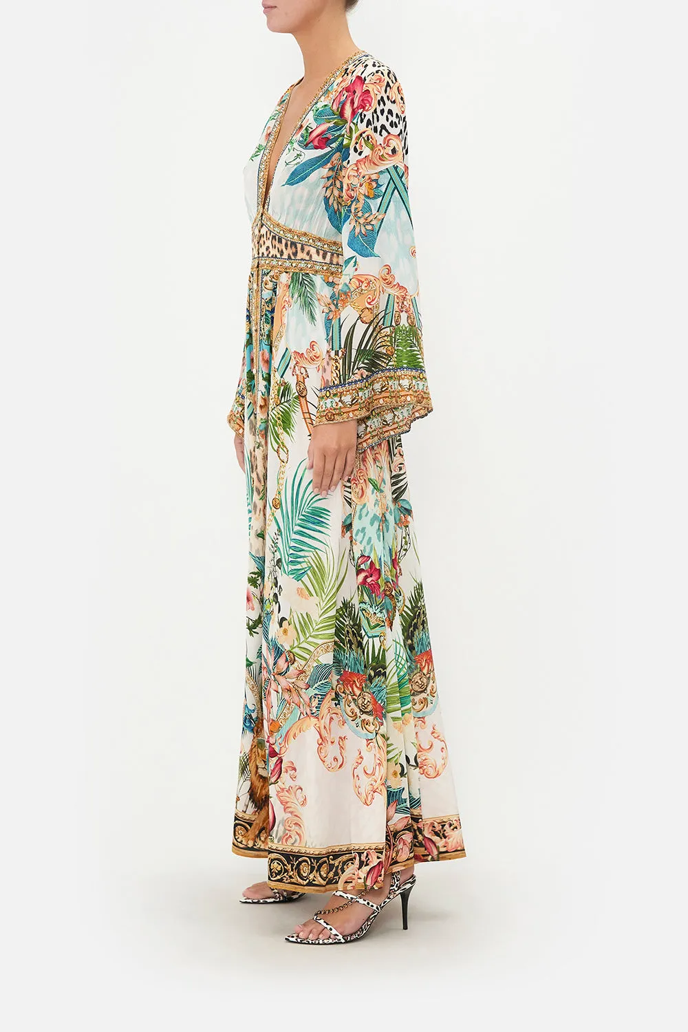 KIMONO SLEEVE DRESS WITH SHIRRING DETAIL ROYALTY LOYALTY sold by Camilla product image thumbnail 4