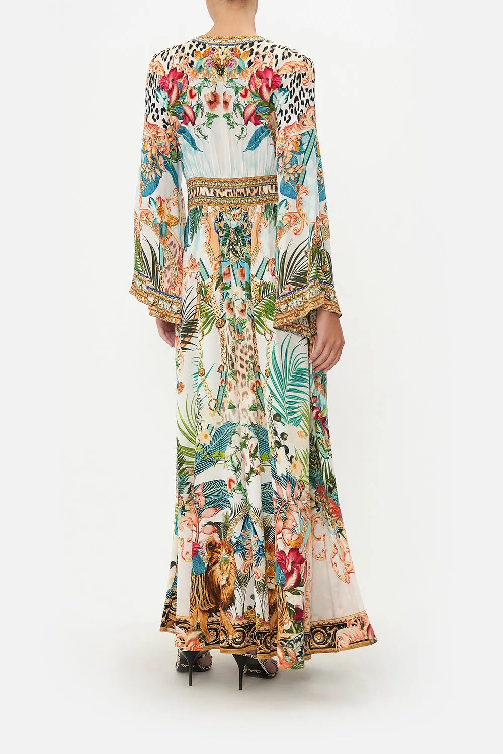 KIMONO SLEEVE DRESS WITH SHIRRING DETAIL ROYALTY LOYALTY sold by Camilla product image thumbnail 2