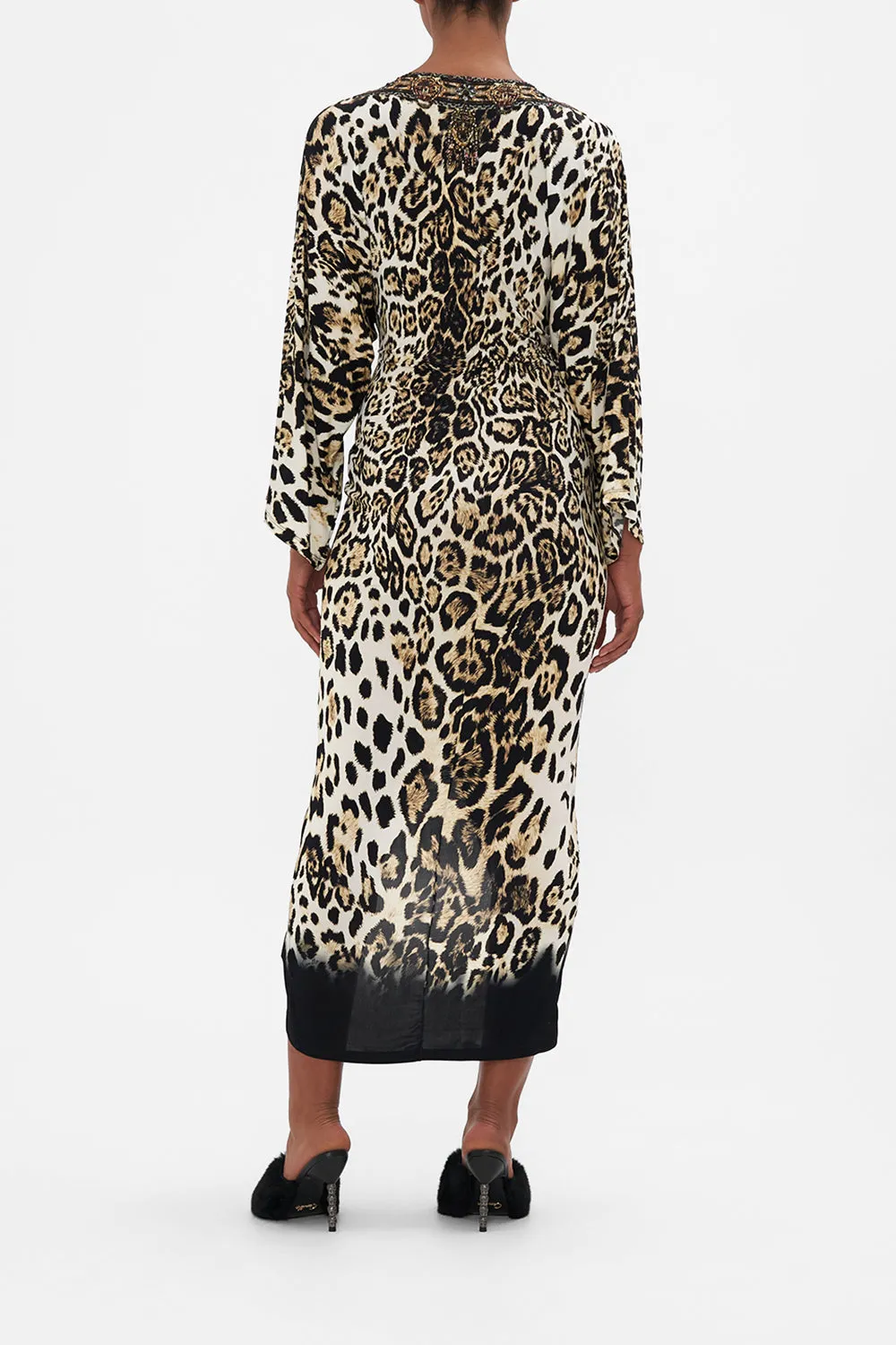 LONG SPLIT FRONT TWIST DRESS COOL FOR CATS sold by Camilla product image thumbnail 2