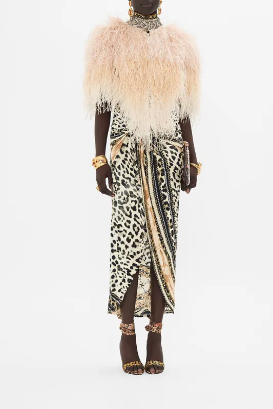 FEATHER BEADED GILET MOSAIC MUSE sold by Camilla