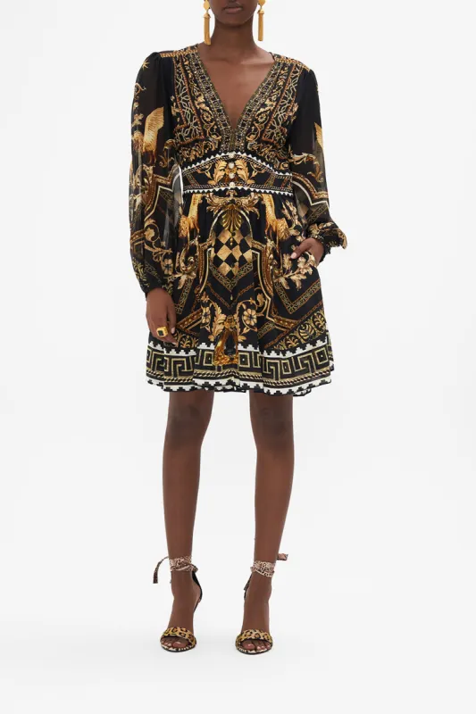 CURVED WAISTBAND SHORT DRESS DUOMO DYNASTY sold by Camilla