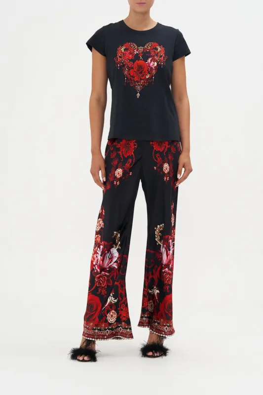 SLIM FIT  ROUND NECK T-SHIRT SISTERHOOD OF THE ROSE sold by Camilla