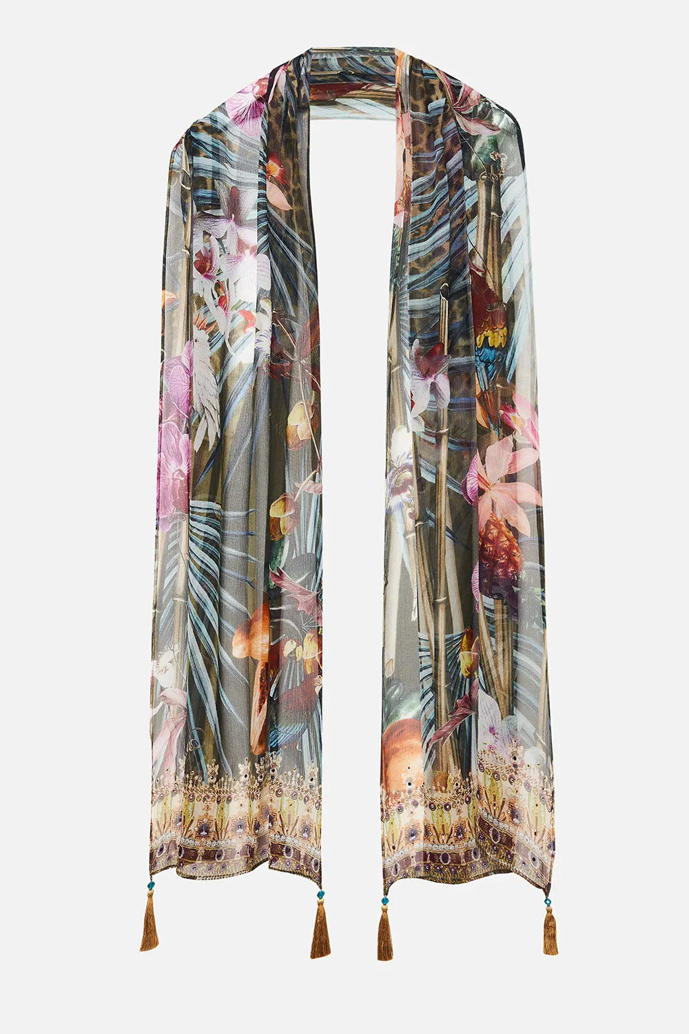 LONG SCARF PASSPORT TO PARADISE sold by Camilla