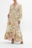 LONG BUTTON FRONT DRESS IN HONOUR OF HEIRLOOMS sold by Camilla
