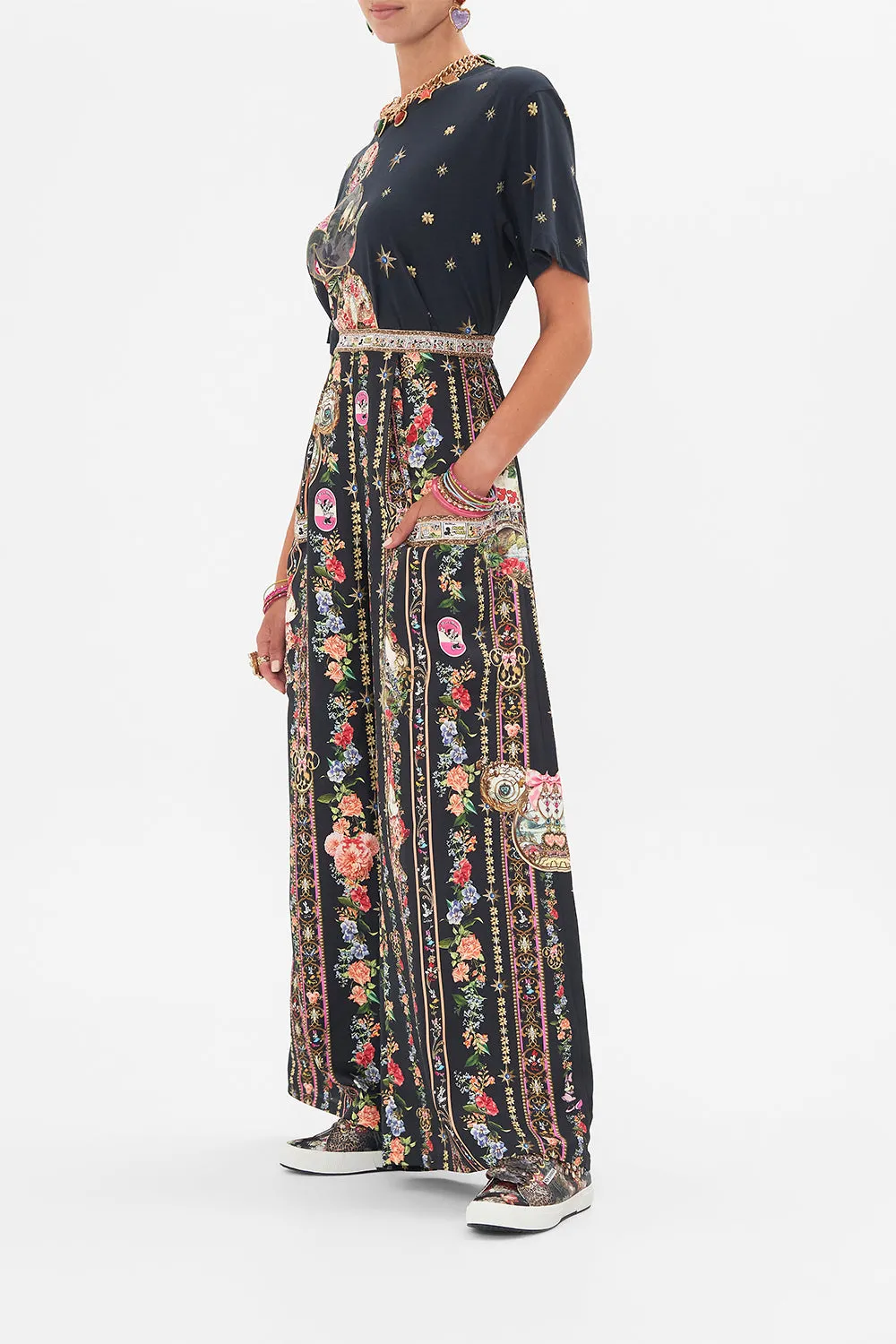 WIDE LEG TROUSER WITH FRONT POCKETS MIDNIGHT AT MINNIES sold by Camilla product image thumbnail 4