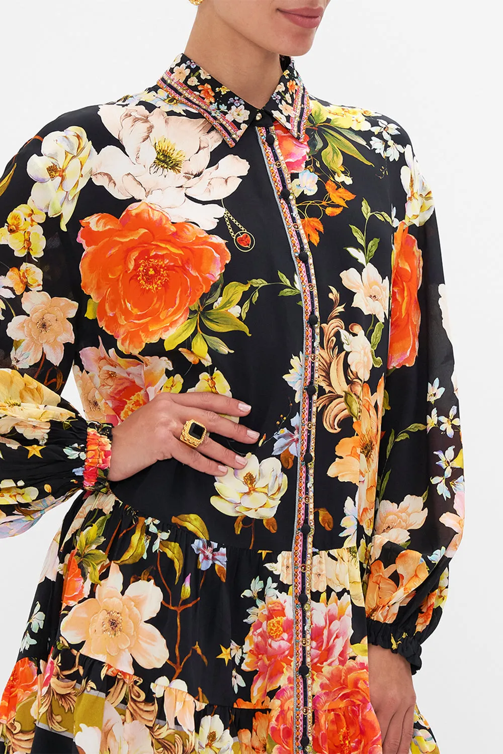 TIERED SHIRT DRESS SECRET HISTORY sold by Camilla product image thumbnail 5