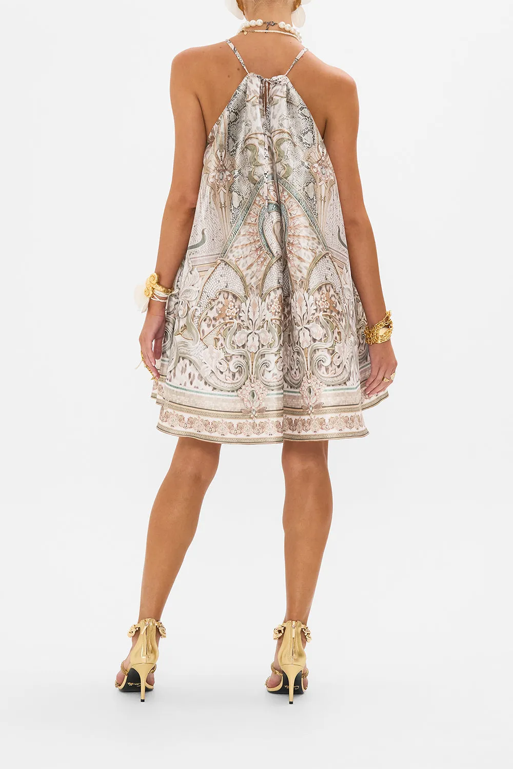 TRAPEZE MINI DRESS IVORY TOWER TALES sold by Camilla product image thumbnail 2