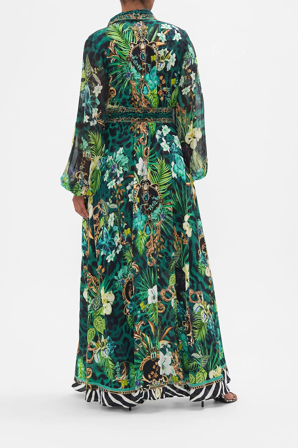 WAISTBAND LONG DRESS WITH COLLAR SING MY SONG sold by Camilla product image thumbnail 2