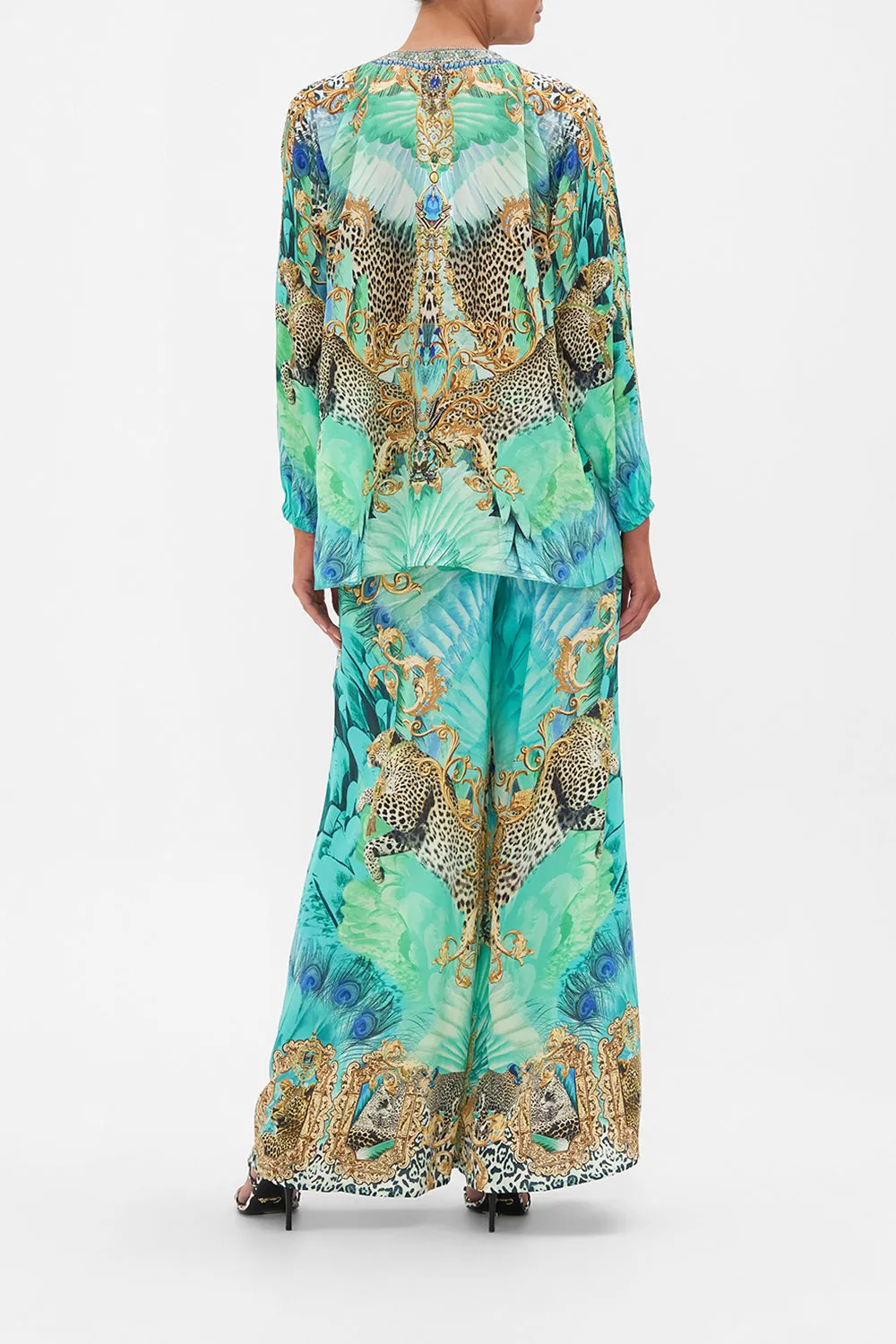 LACE UP BLOUSE LAY OF THE LAND sold by Camilla product image thumbnail 2