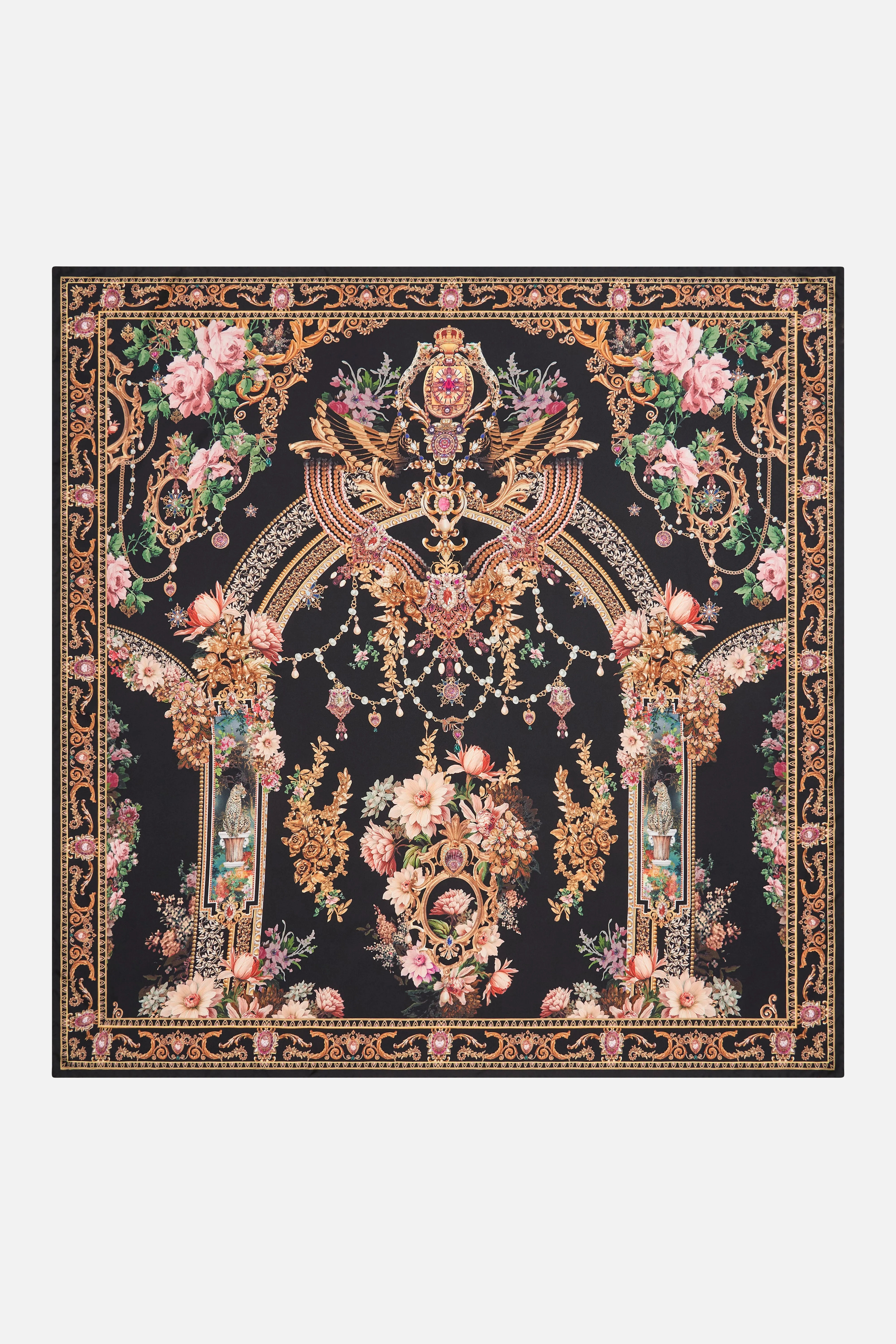SILK SQUARE SCARF DYNASTY DAZE sold by Camilla product image thumbnail 2