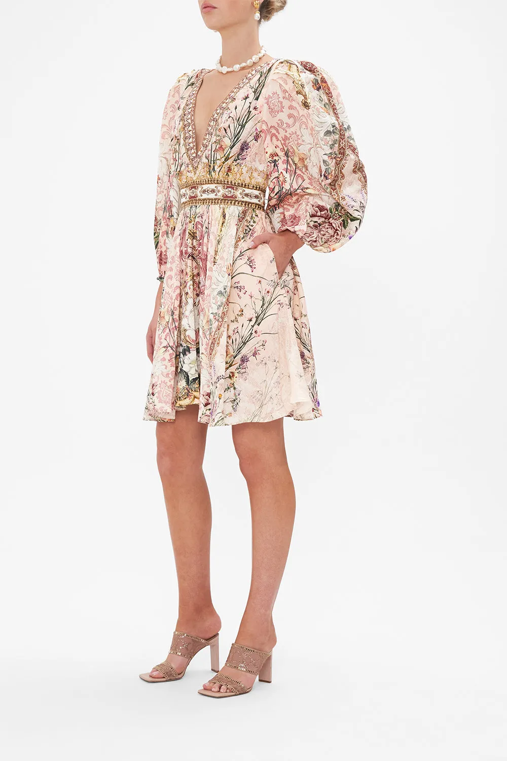 BLOUSON FLARED DRESS KISSED BY THE PRINCE sold by Camilla product image thumbnail 4