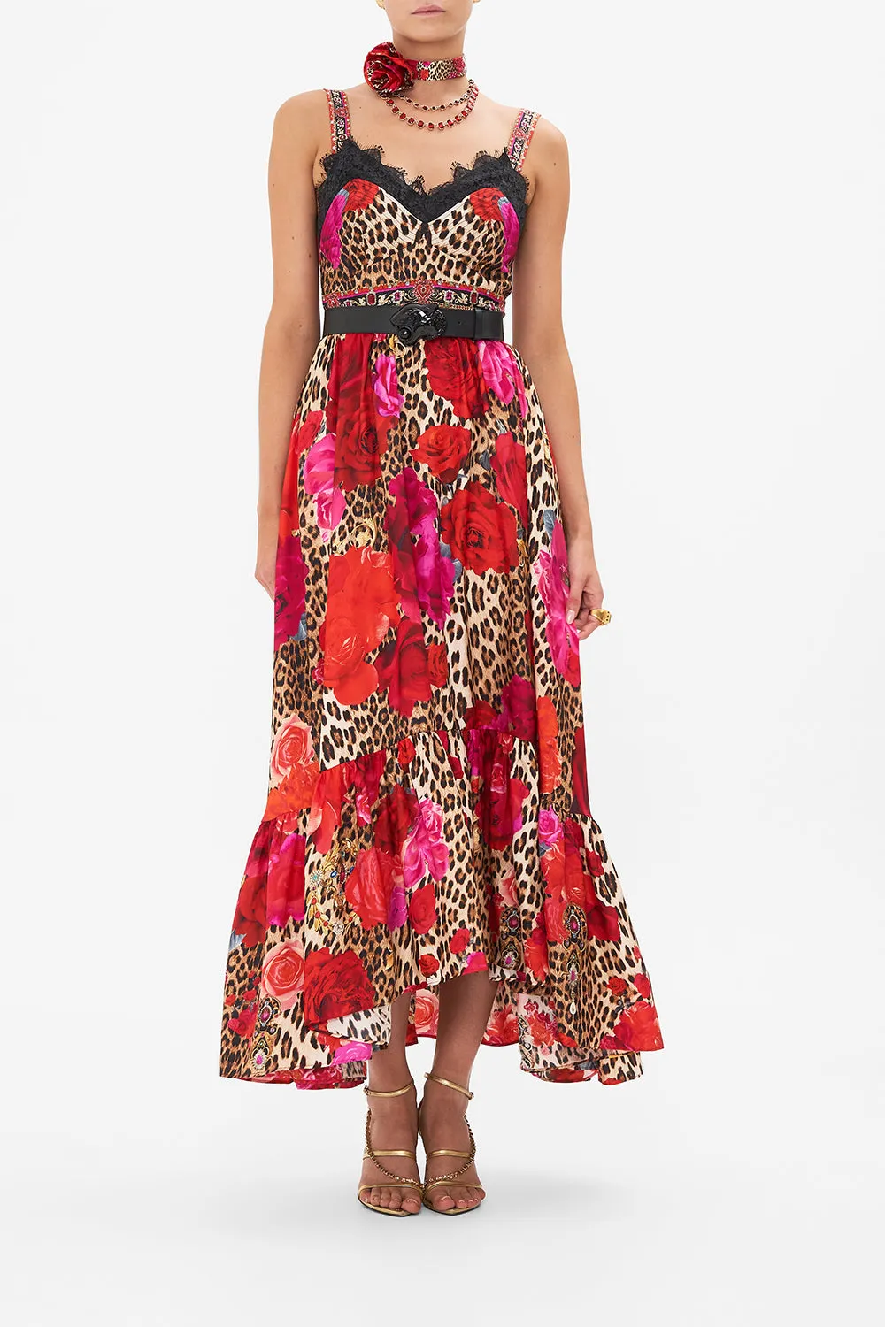 LEOPARD HEAD BUCKLE BELT SOLID BLACK sold by Camilla product image thumbnail 3