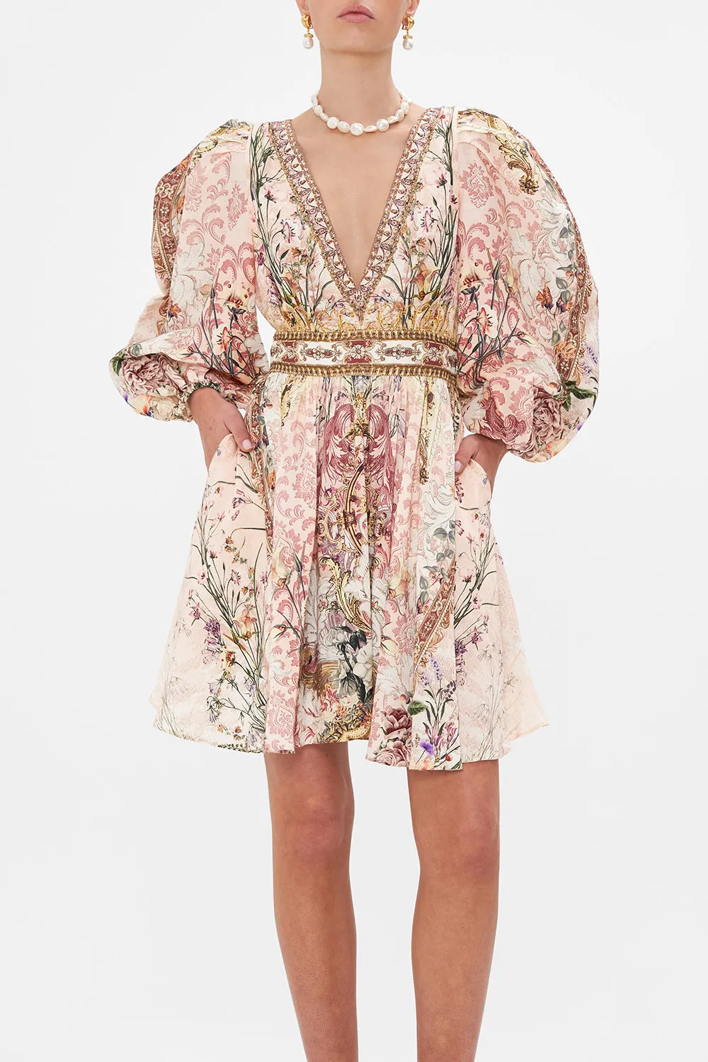 BLOUSON FLARED DRESS KISSED BY THE PRINCE sold by Camilla product image thumbnail 5