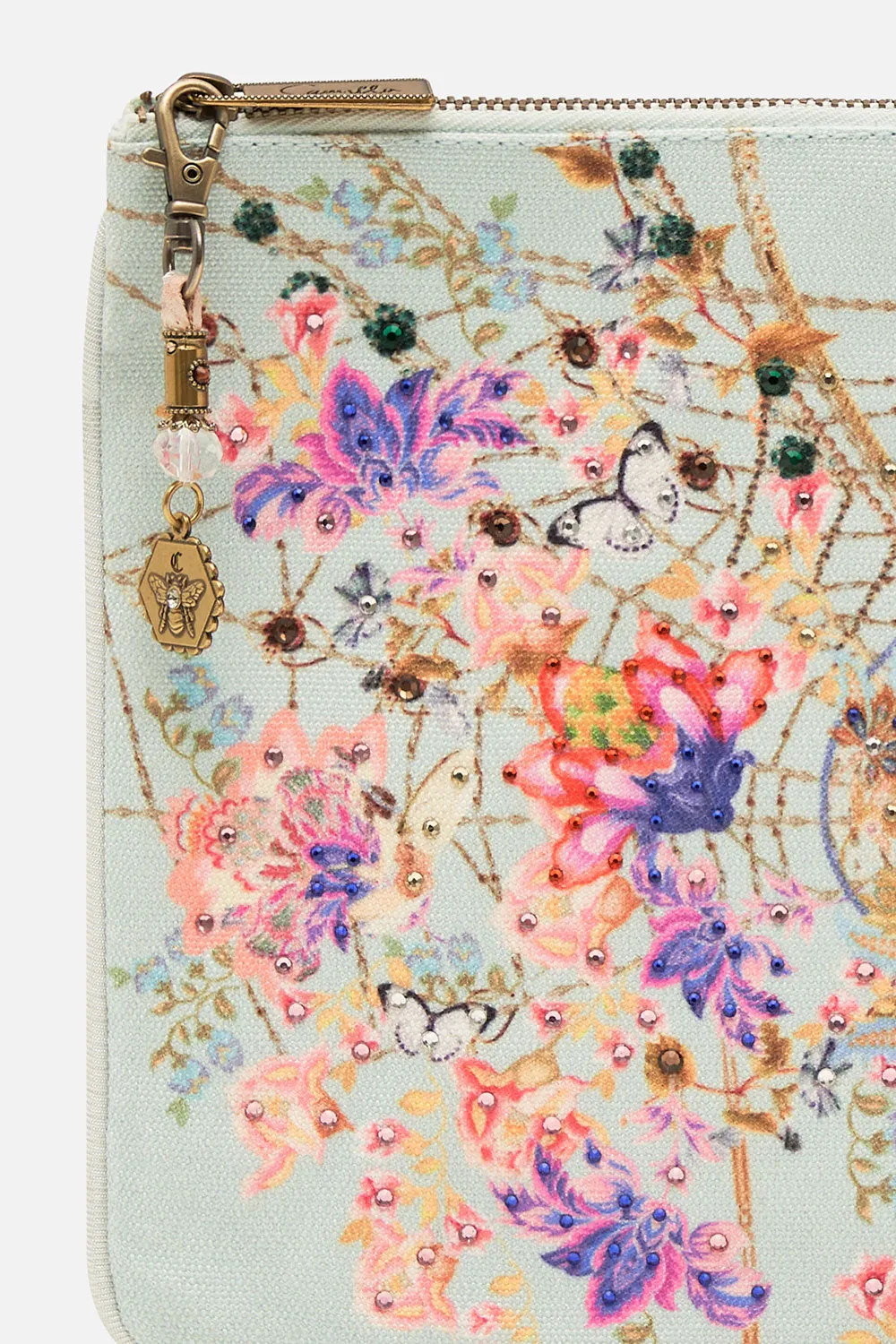 SMALL CANVAS CLUTCH LOVE WEB sold by Camilla product image thumbnail 2