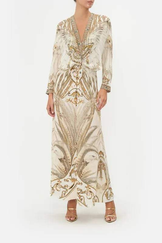 TWIST FRONT BATWING DRESS SOAR LIKE AN EAGLE sold by Camilla