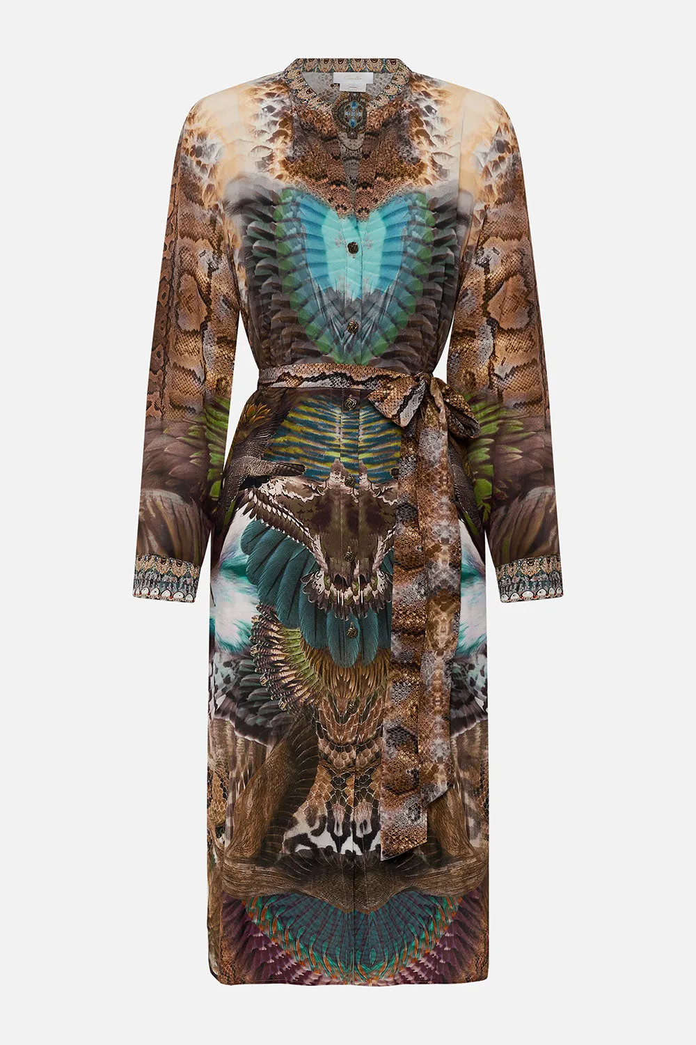 MID LENGTH SHIRT DRESS CALL OF THE FALCON sold by Camilla product image thumbnail 3