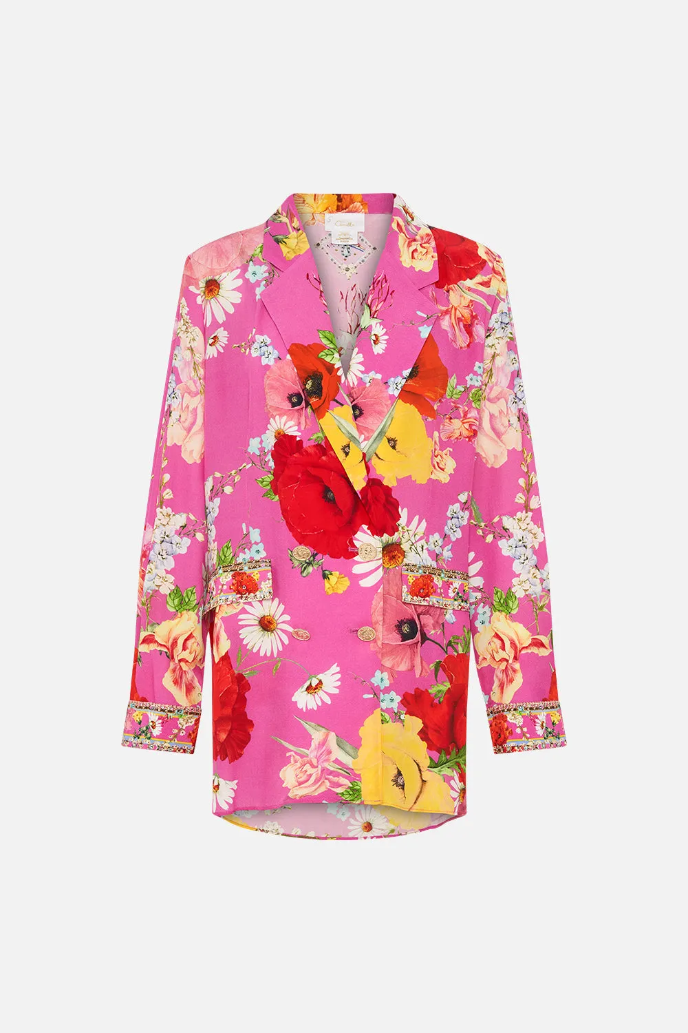 DOUBLE BREASTED SOFT JACKET RAINBOW BODY sold by Camilla product image thumbnail 3