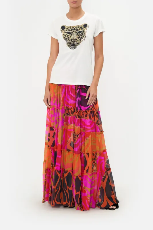 SLIM FIT ROUND NECK T-SHIRT ALWAYS CHANGE YOUR SPOTS sold by Camilla