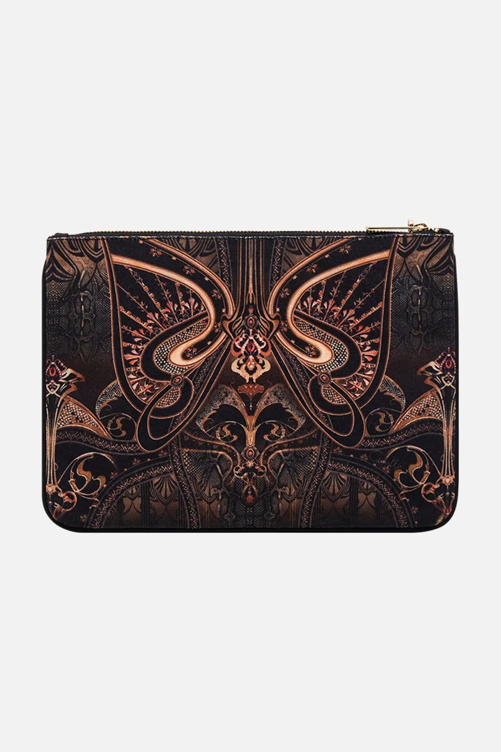 SMALL CANVAS CLUTCH NOUVEAU NOIR sold by Camilla product image thumbnail 3