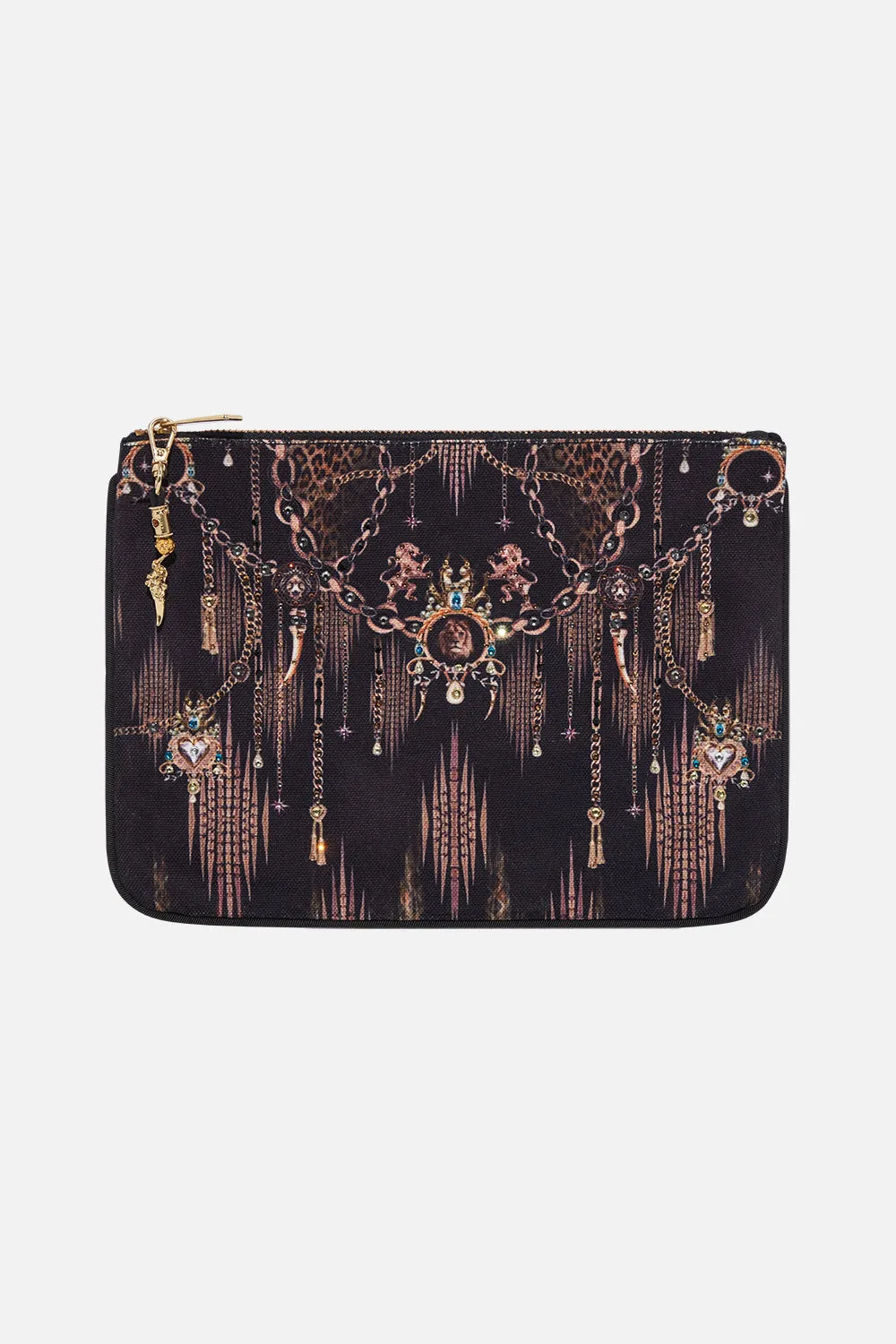 SMALL CANVAS CLUTCH JUNGLE DREAMING sold by Camilla