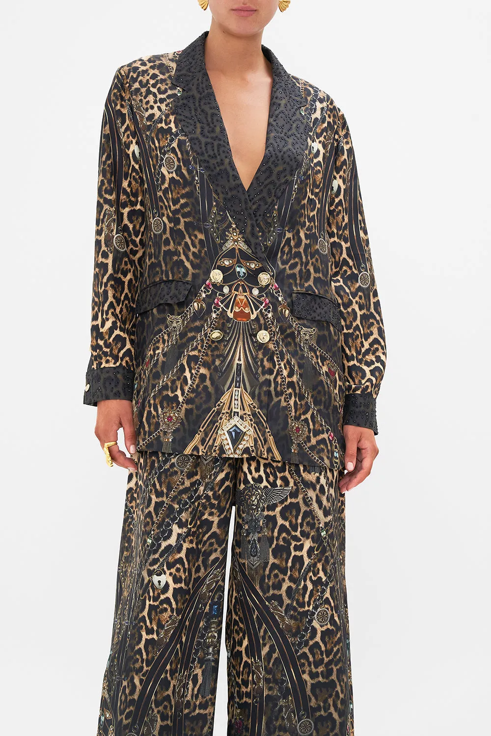 DOUBLE BREASTED SOFT JACKET AMSTERGLAM sold by Camilla product image thumbnail 5