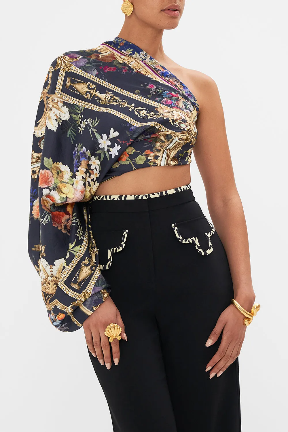 LARGE SQUARE SCARF PLAY YOUR CARDS RIGHT sold by Camilla product image thumbnail 4