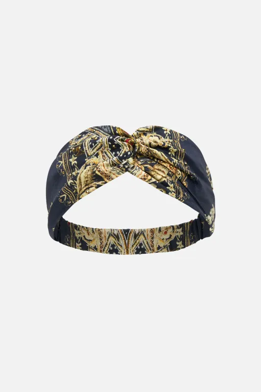 WOVEN TWIST HEADBAND ITS ALL OVER TORERO sold by Camilla