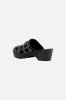 ARABELLA LEOPARD CHAIN CLOG SOLID BLACK sold by Camilla