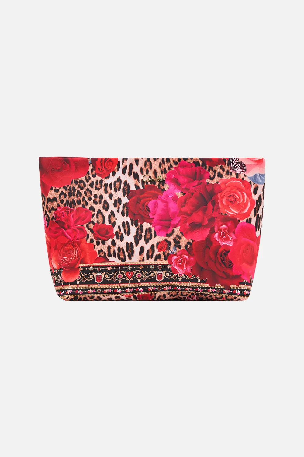 LARGE MAKEUP CLUTCH HEART LIKE A WILDFLOWER sold by Camilla