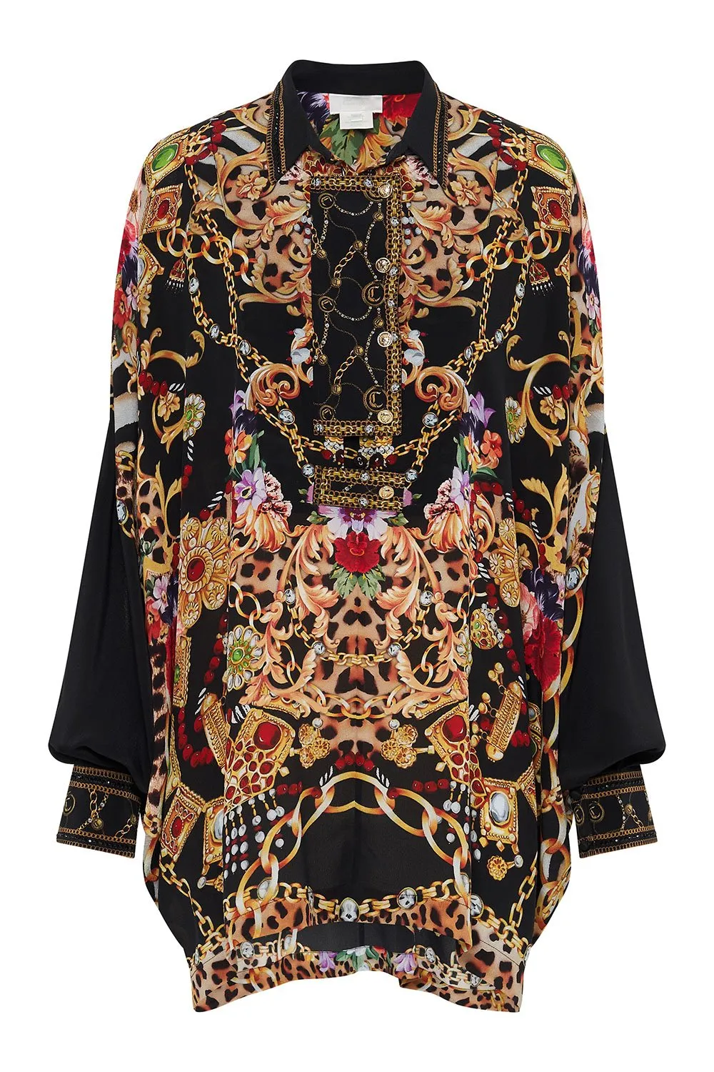 PANEL FRONT BATWING SHIRT A NIGHT IN THE 90S sold by Camilla product image thumbnail 3