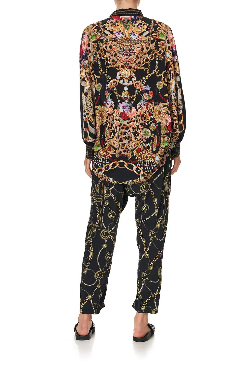 PANEL FRONT BATWING SHIRT A NIGHT IN THE 90S sold by Camilla product image thumbnail 2