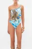 ONE SHOULDER ONE PIECE SKY CHEETAH sold by Camilla