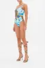 ONE SHOULDER ONE PIECE SKY CHEETAH sold by Camilla