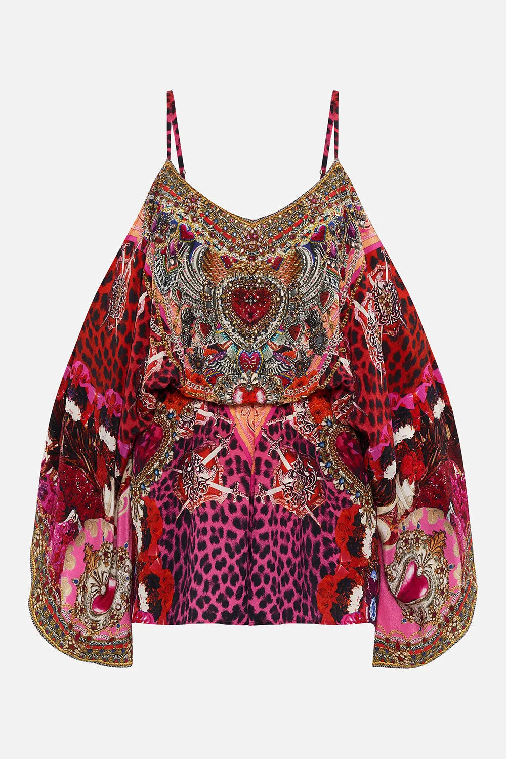 DROP SHOULDER PLAYSUIT ARTESANIA MANIA sold by Camilla product image thumbnail 3