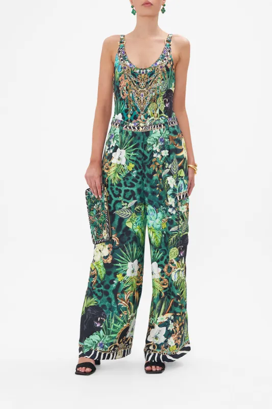 WIDE LEG UTILITY PANTS SING MY SONG sold by Camilla