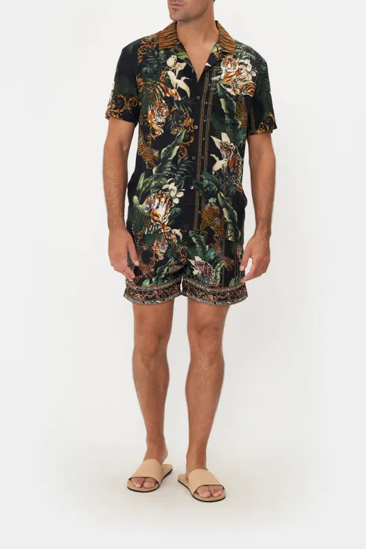 SHORT SLEEVE CAMP COLLARED SHIRT EASY TIGER sold by Camilla