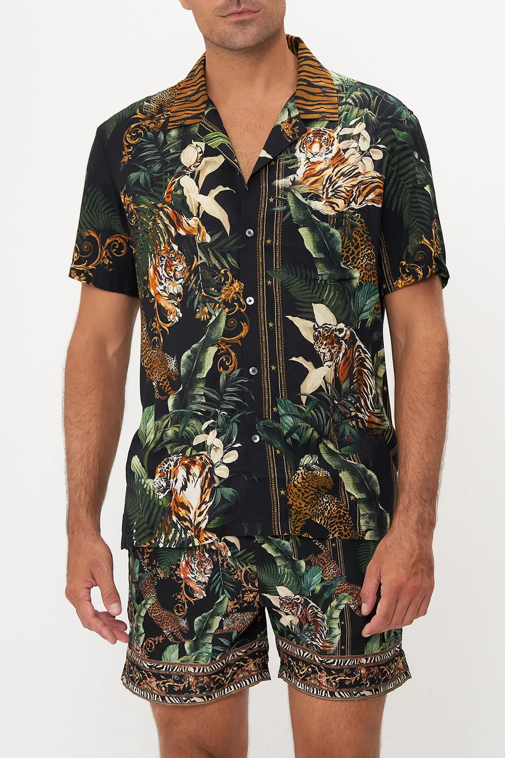 SHORT SLEEVE CAMP COLLARED SHIRT EASY TIGER sold by Camilla product image thumbnail 5