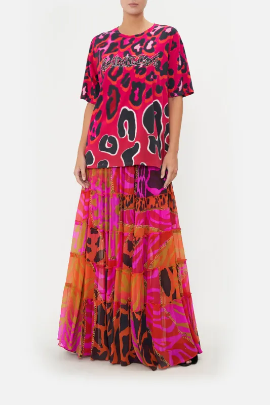 OVERSIZE BAND TEE ALWAYS CHANGE YOUR SPOTS sold by Camilla